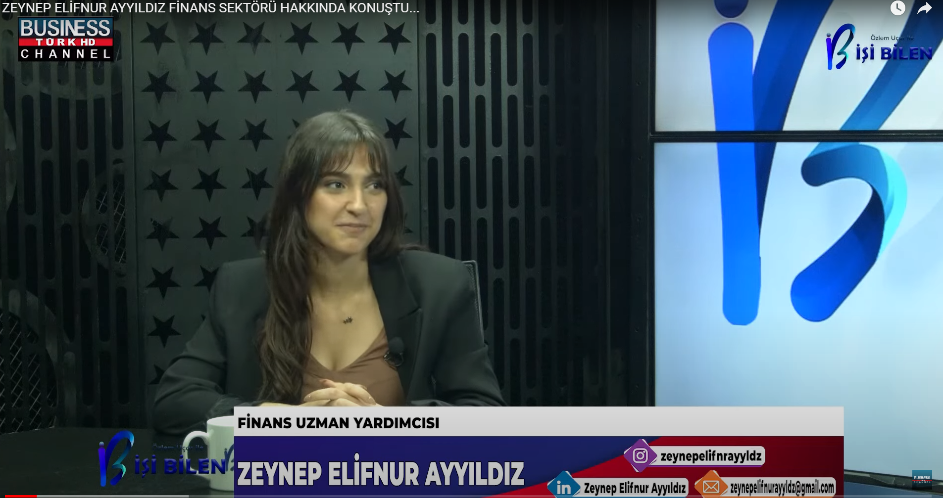 ZEYNEP ELİFNUR AYYILDIZ FİNANS SEKTÖRÜ HAKKINDA KONUŞTU…